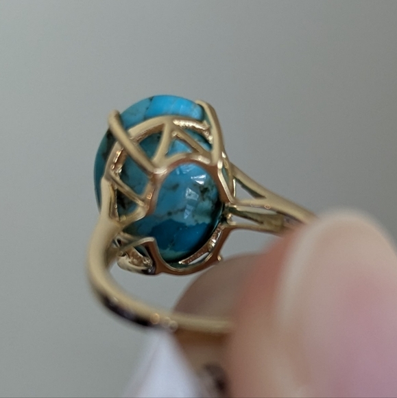 NWT Natural Mohave Turquoise ring size US 7 - Picture 13 of 14